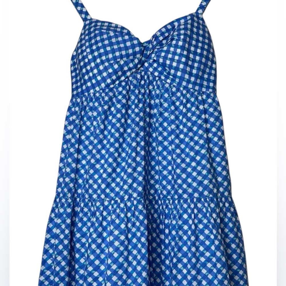 Lilly Pulitzer Shylee Cotton Maxi Dress Boca Double Checking Maxi Polka Dot - Picture 9 of 14